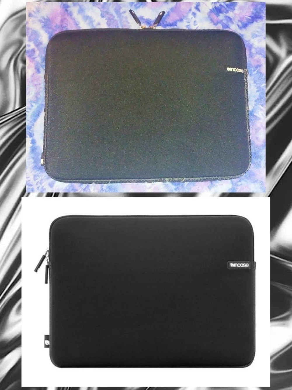 Incase brand Black 15” Neoprene Notebook Sleeve Case w/Dual Zippers